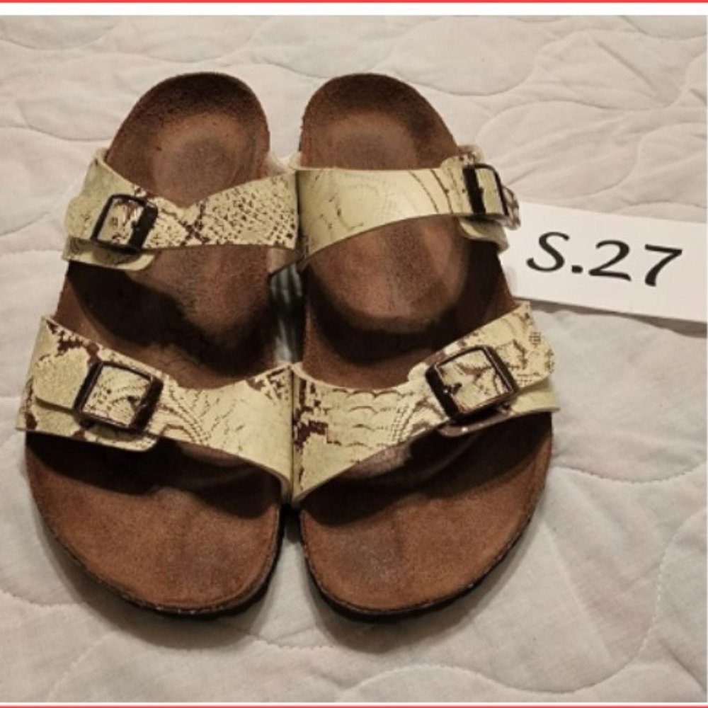 S.027- Birki's by Birkenstock Sandals, women's size 10-10.5 Birkenstock, used